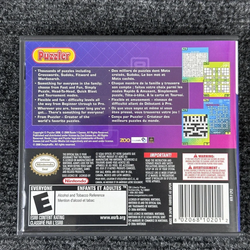 Nintendo puzzler collection